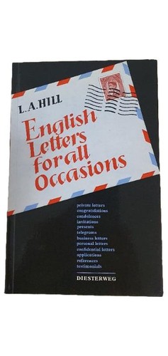 Englisch briefe vorlagen a - briefe, l.a