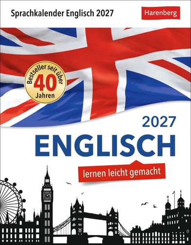 Englisch sprachkalender 2027 - 2027,