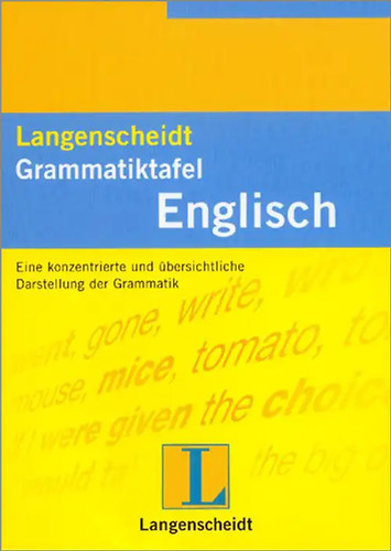 Langenscheidt grammatiktafel - langenscheidt,